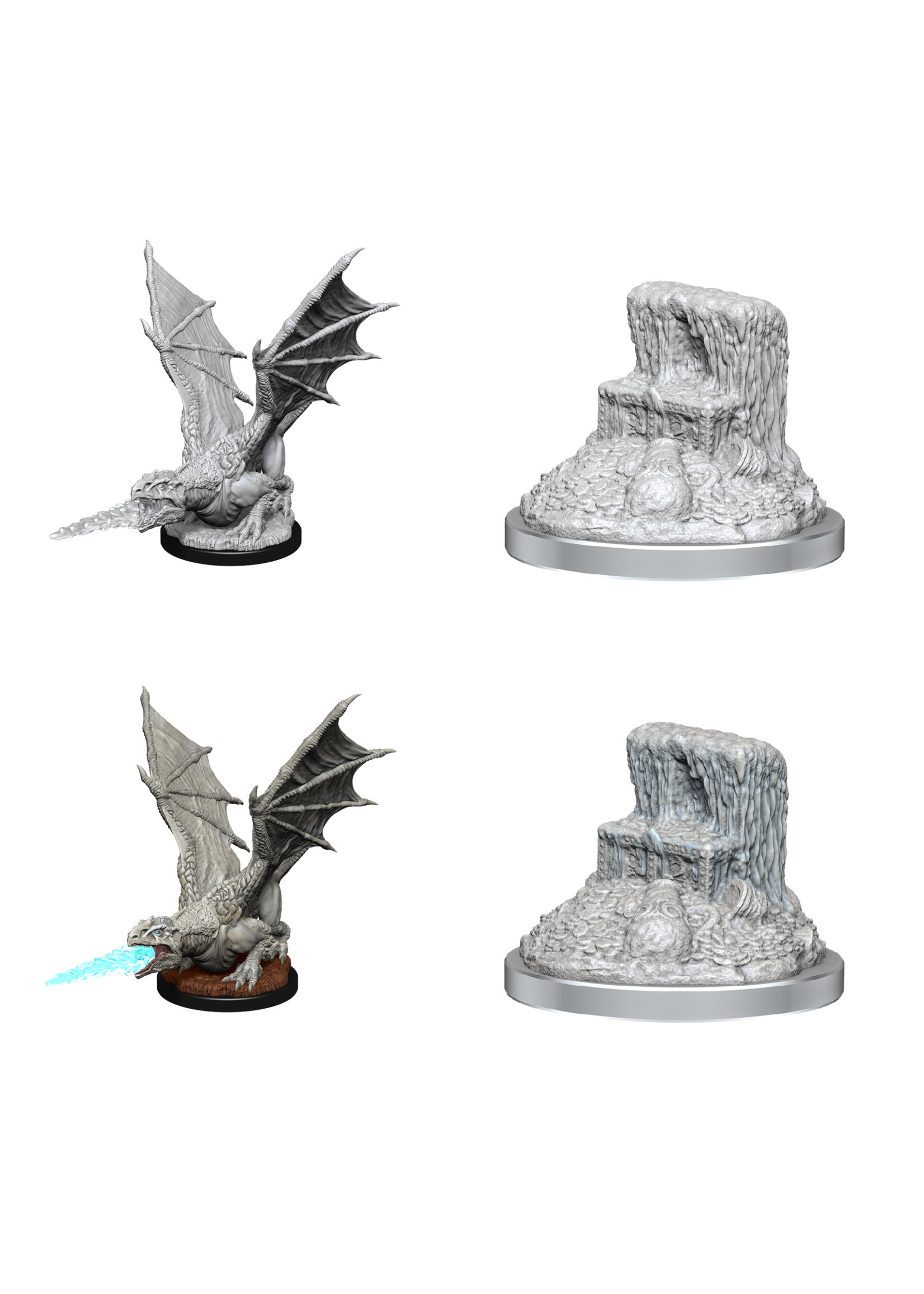WizKids WK90589 DND White Dragon Wyrmling WV19