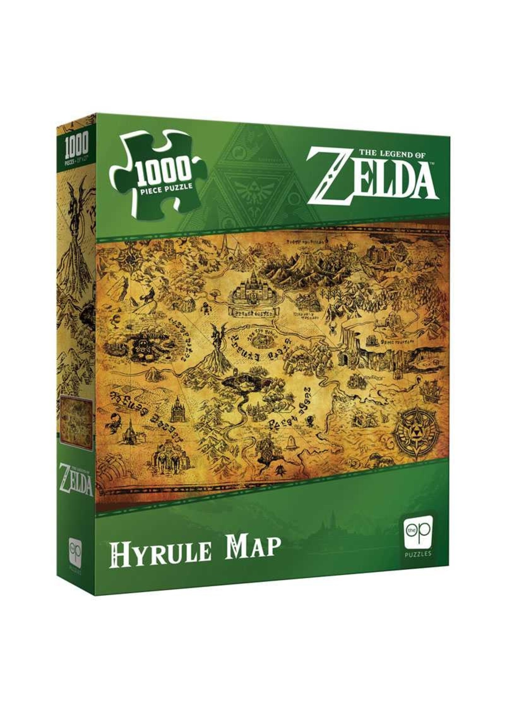 USAopoly USAPZ690 Zelda Hyrule Map (Puzzle1000)