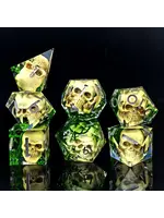 Dice RPG 7pc Resin Skull Head