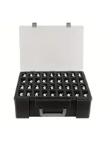 Miniatures Case Hard Plastic with 3 Foam Trays to hold up to 108 Figures (Black)