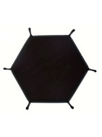 Dice Tray Faux Leather Black