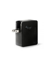 Fuse Fuse Wall Charger 1 Port 2 Amp USB-A with 2600mAh PowerBank Black