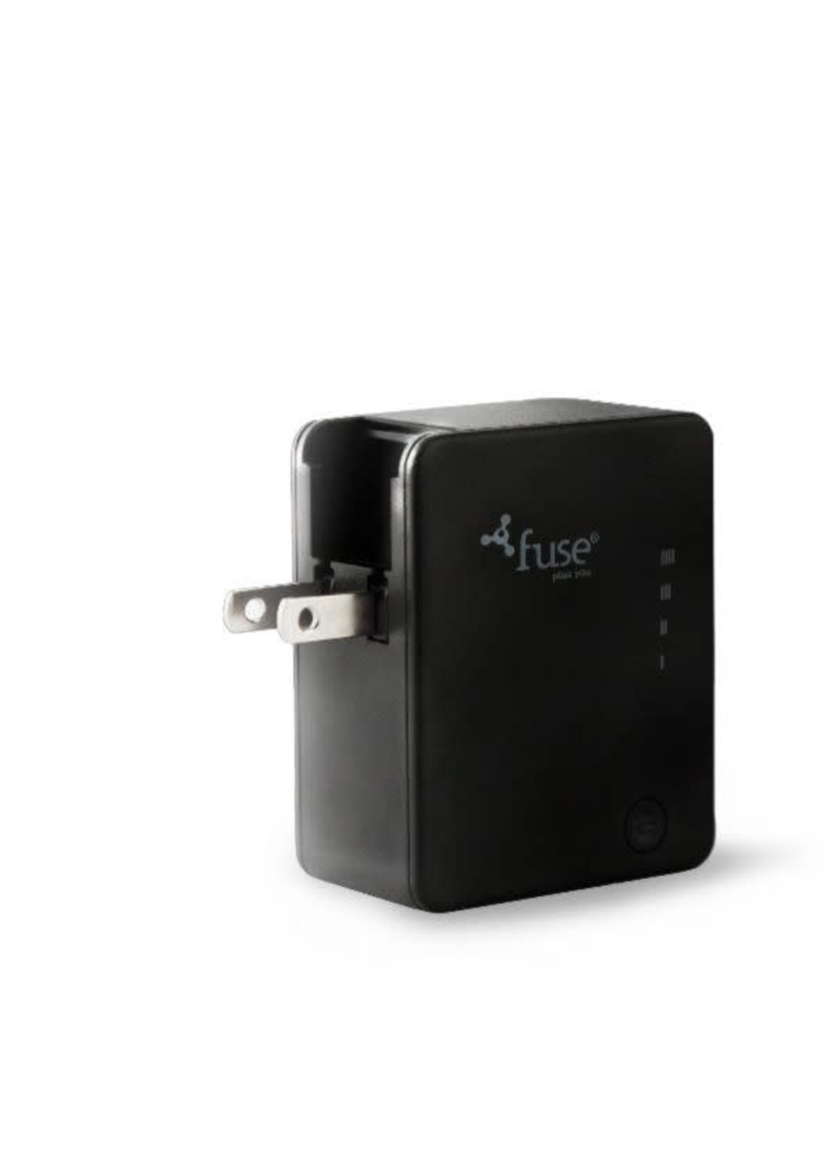 Fuse Fuse Wall Charger 1 Port 2 Amp USB-A with 2600mAh PowerBank Black