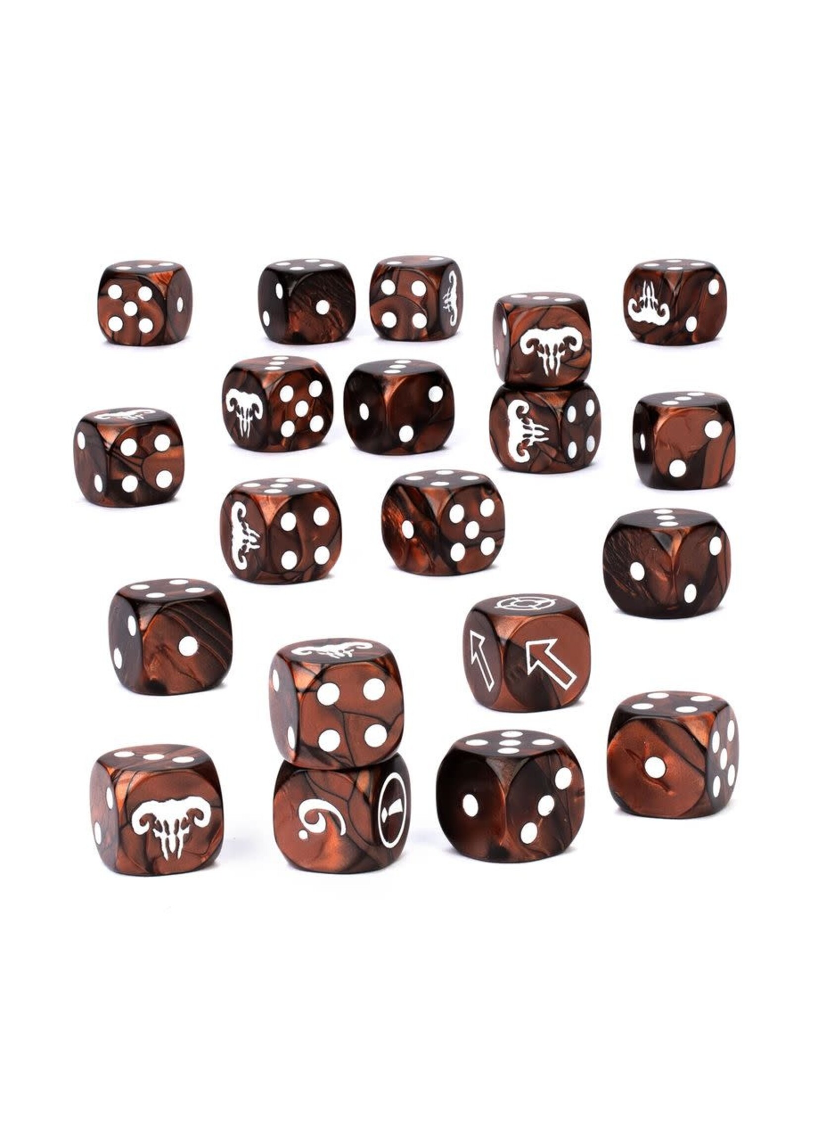 Old World Beastmen Brayherds Dice Set