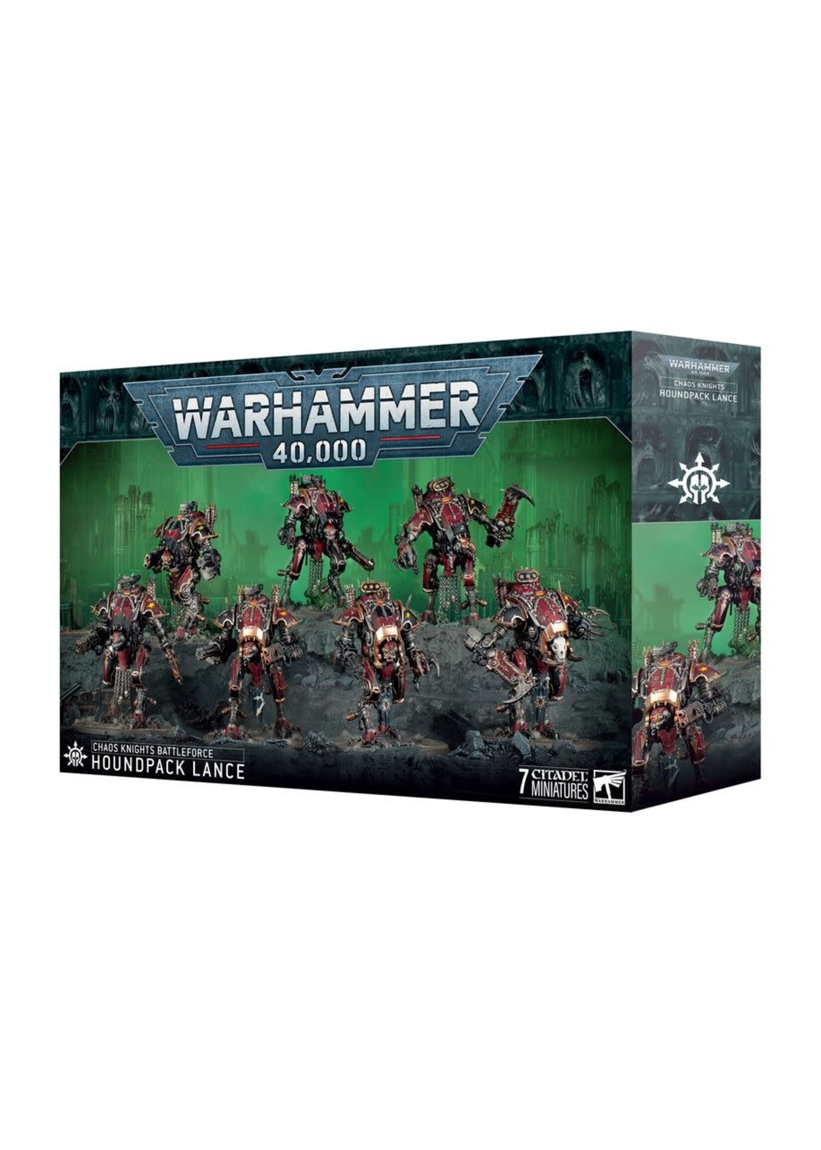 WH40K Chaos Knights Battleforce Houndpack Lance