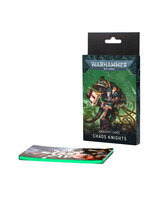 WH40K Chaos Knights DataSheet Cards
