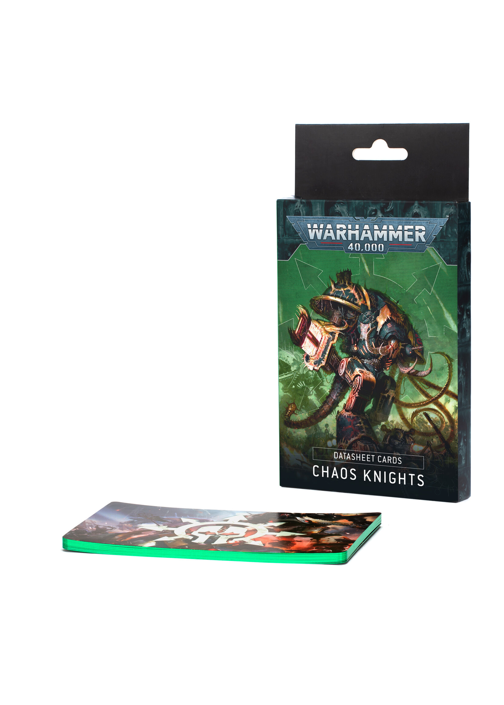 WH40K Chaos Knights DataSheet Cards