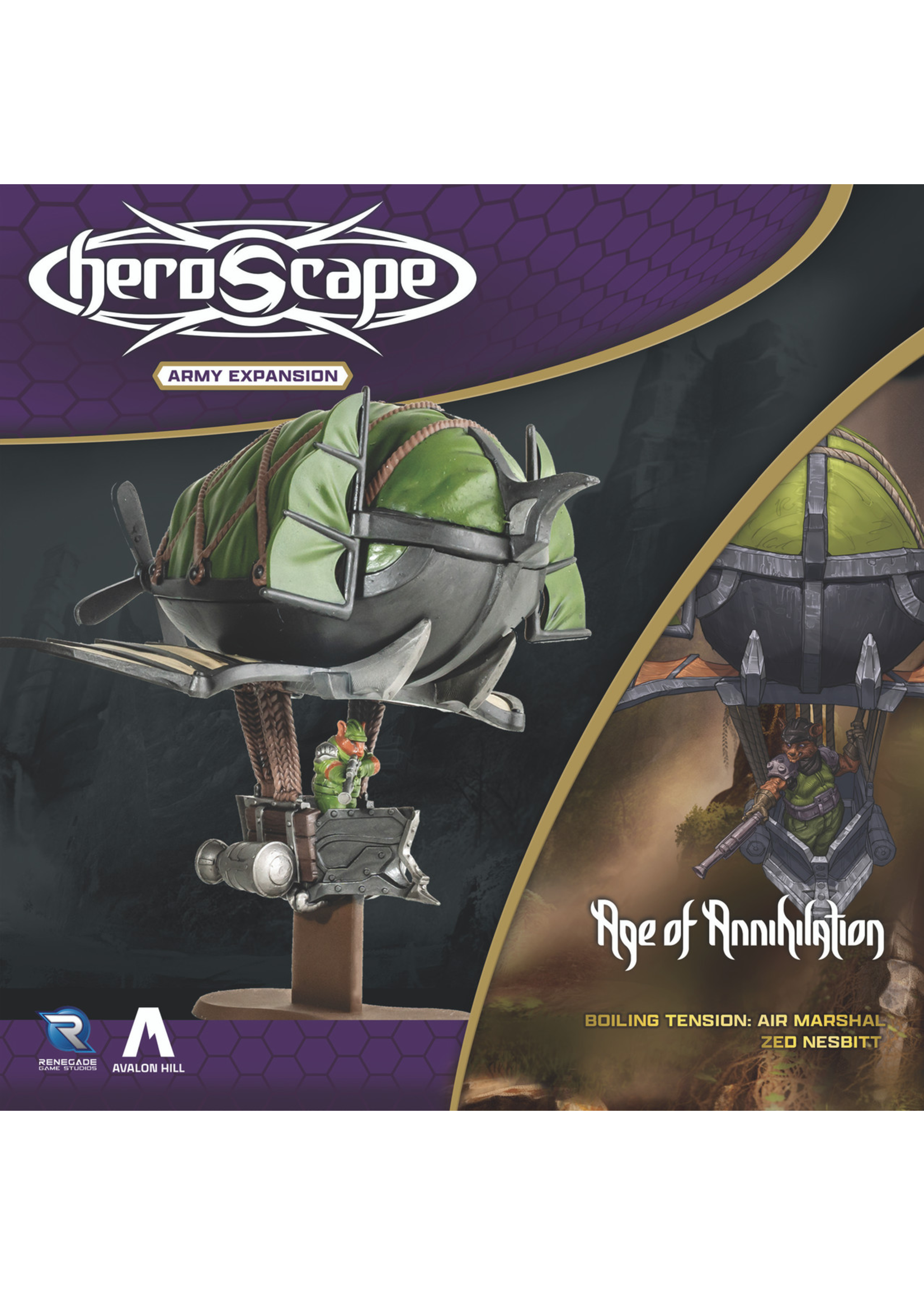Heroscape Air Marshal Zed Nesbitt Army Expansion