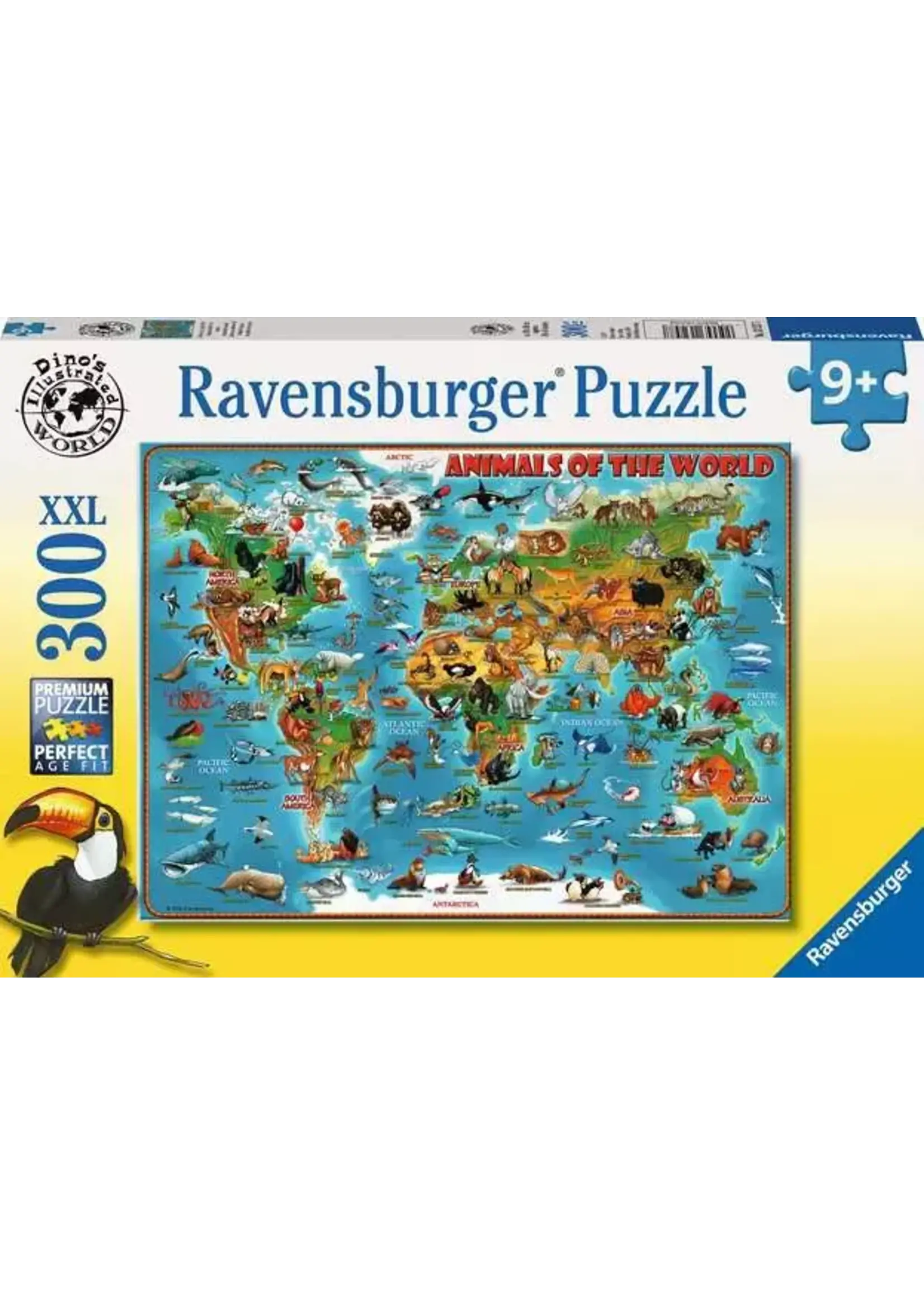 Ravensburger RAV13257 Animals of the World (Puzzle300)