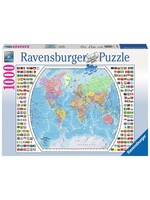 Ravensburger RAV12000664 Political World Map (Puzzle1000)