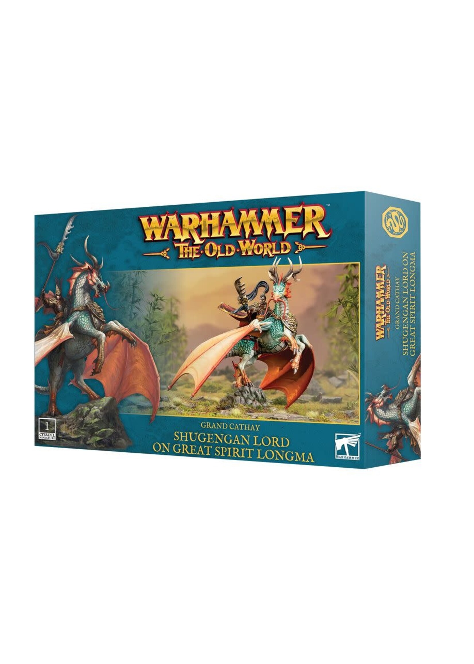 Old World Grand Cathay Shugengan Lord on Great Spirit Longma