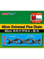 Master Tools MT08009 40CM Universal Fine Chain M Size 1.0mmX1.8mm
