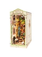 Rolife ROETGB09 Floral Corner Book Nook Shelf Insert