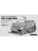 MENG MENGVS018 Pkw.K1 Kubelwagen Type 155 Half-Track