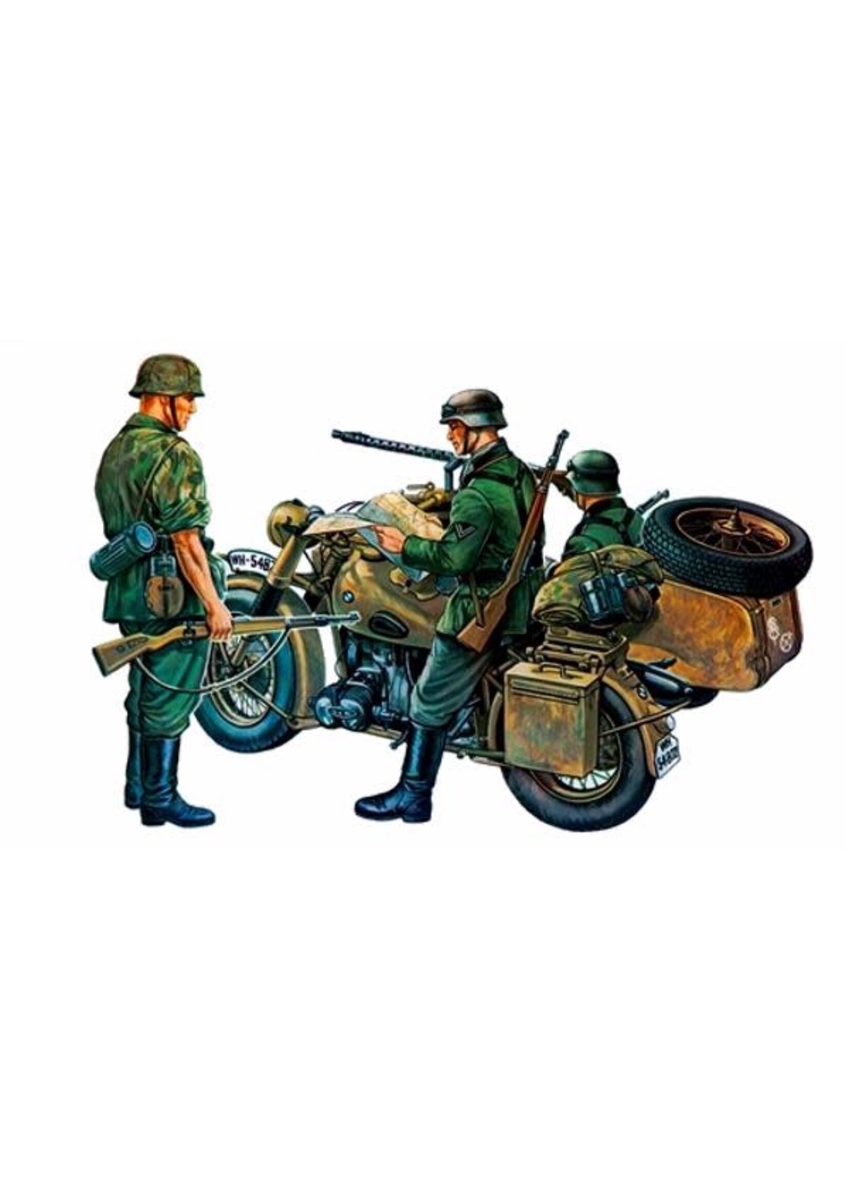 Italeri ITA0315 BMW with Side Car (1/35)