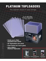 Ultra Pro Topload 3x4 Platinum (25 per pack)