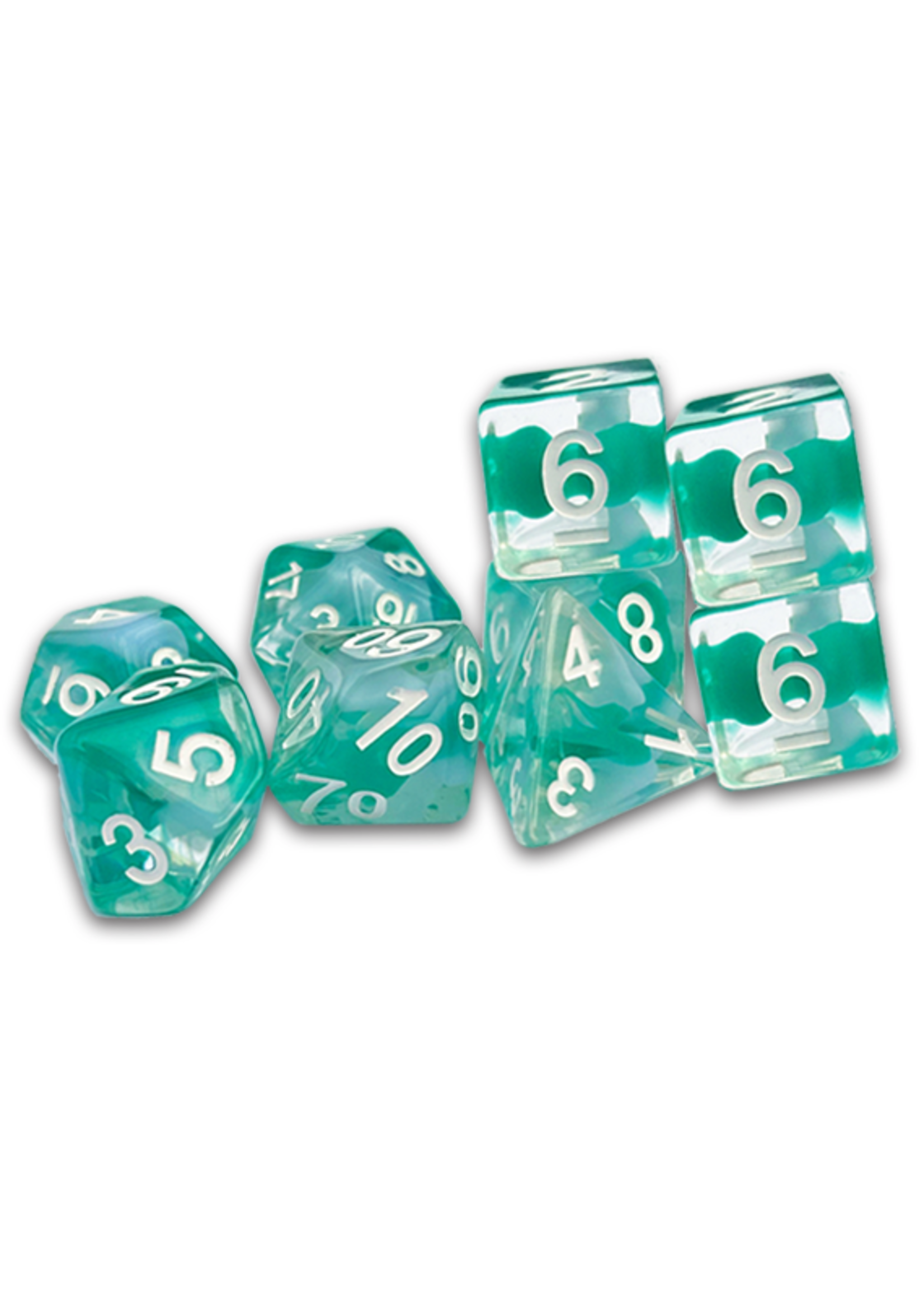 Tier 4 T4 RPG Thracian Azure Swirl Dice