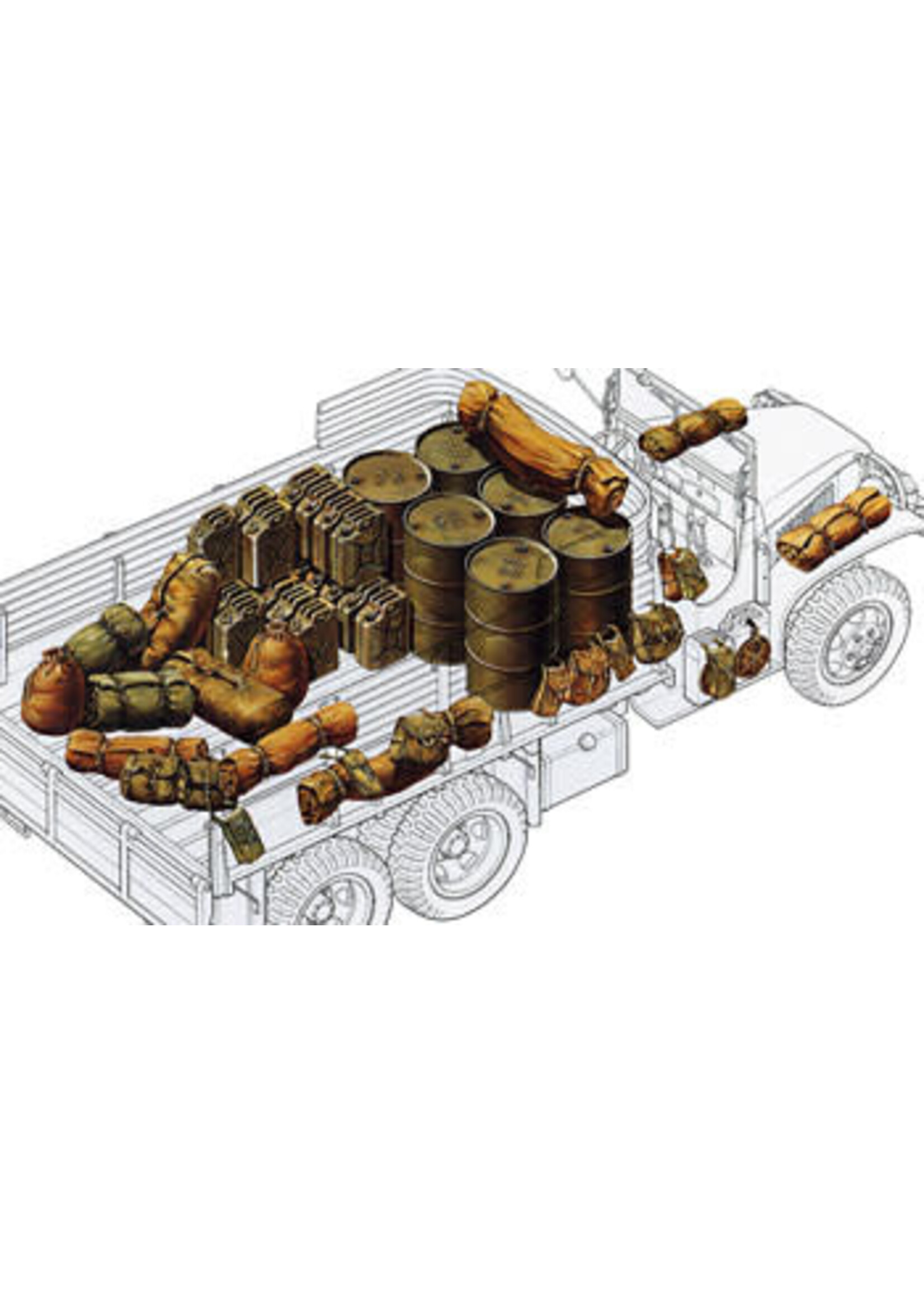 Tamiya TAM35229 Allied Vehicles Accessory Set (1/35)