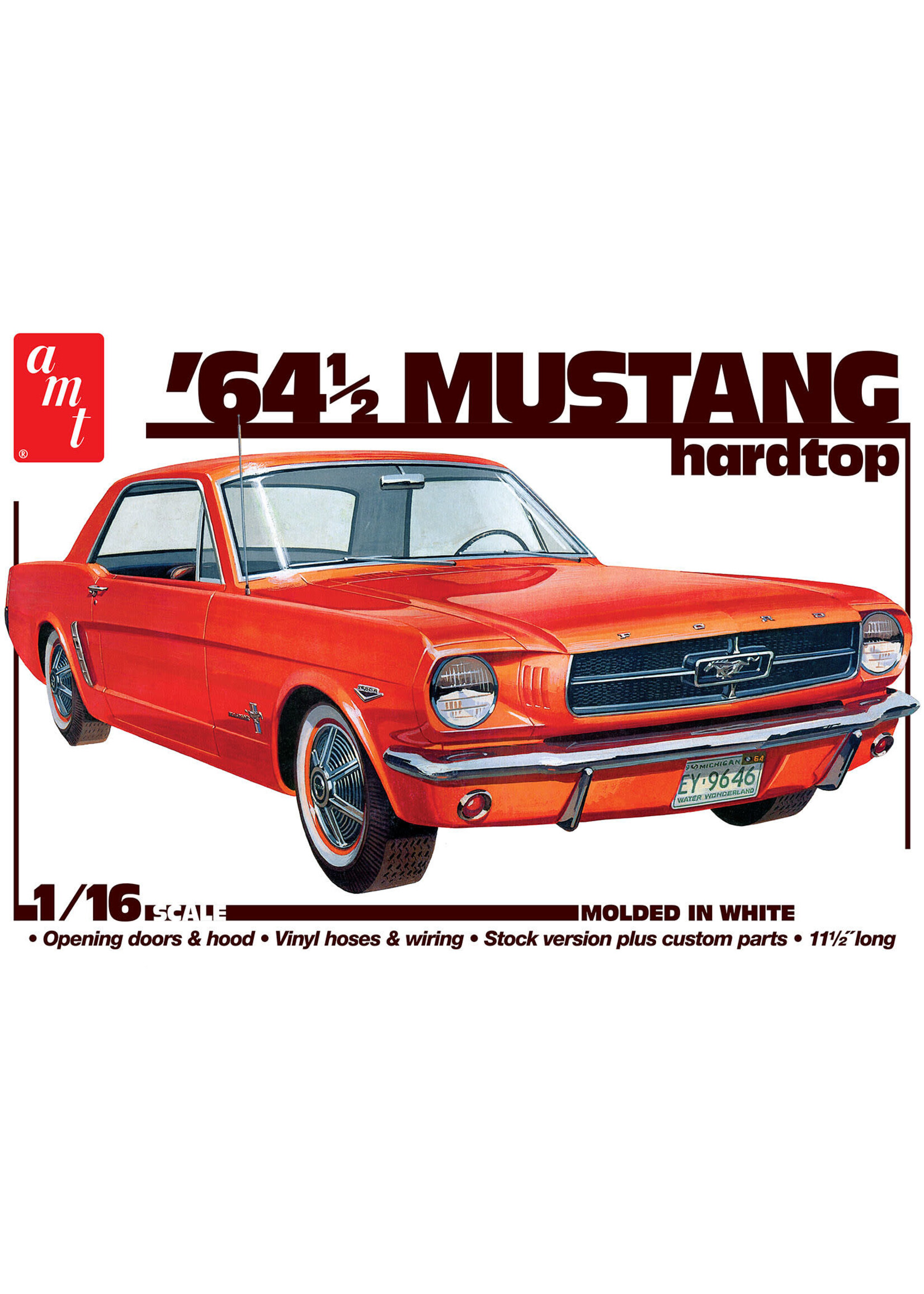 AMT AMT1461 1964.5 Ford Mustang Coupe 60th Anniversary (1/16)