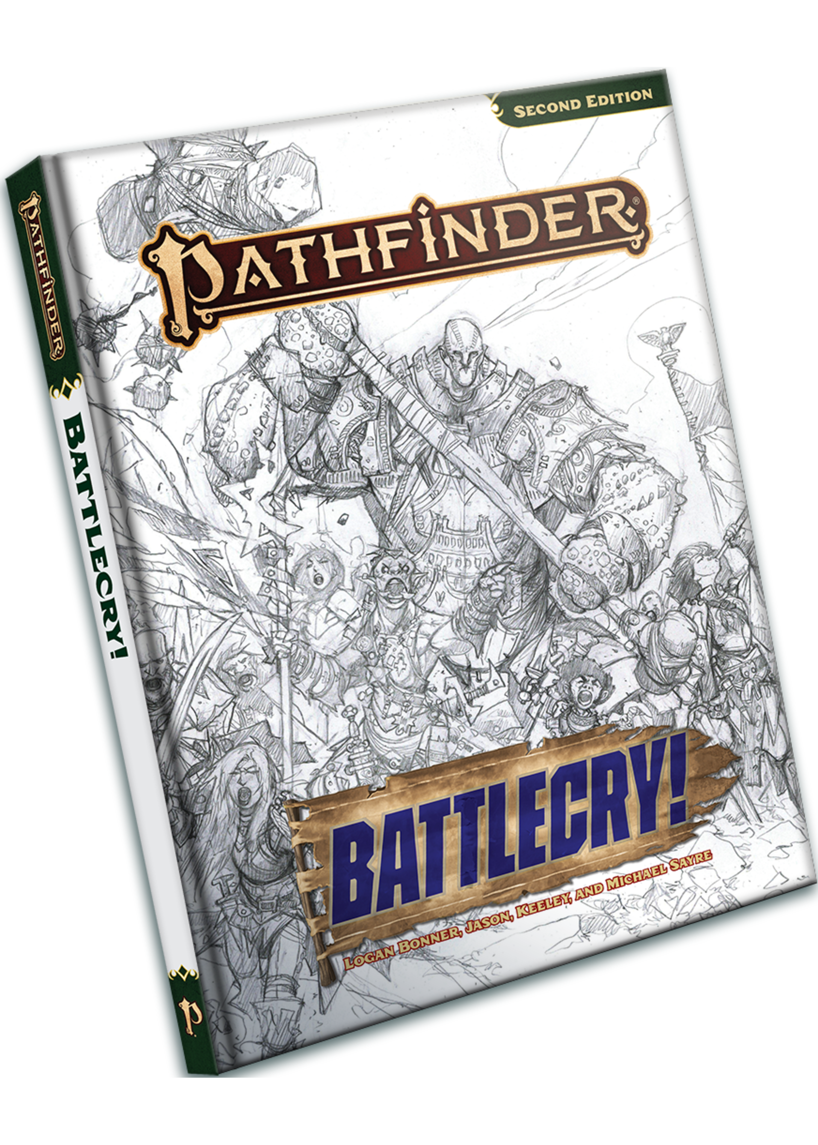 Paizo PF2E Battlecry! Sketchcover