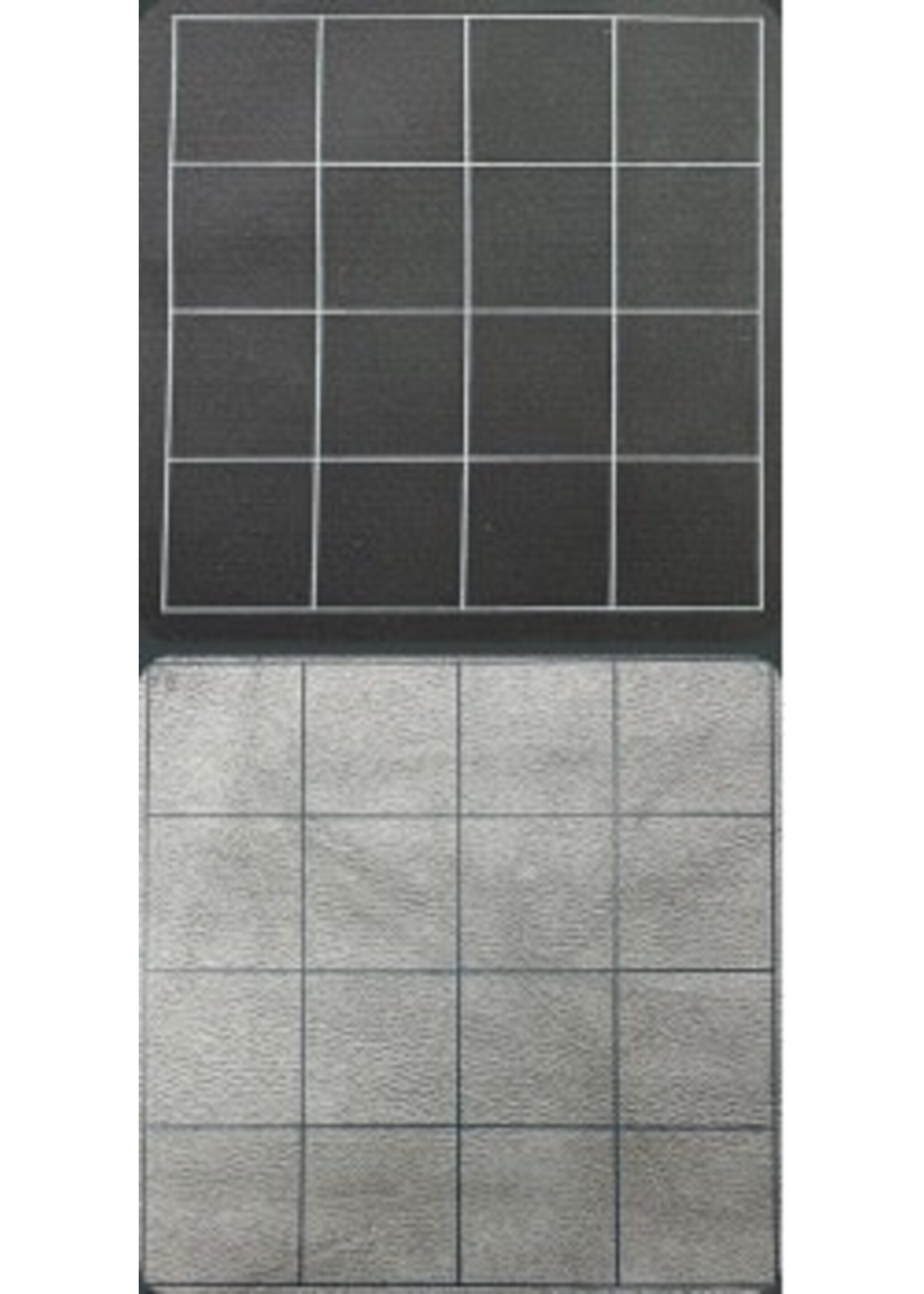 Chessex ***Battle Mat 97480 Megamat Square 34.5x48 inch Reversable Black Grey