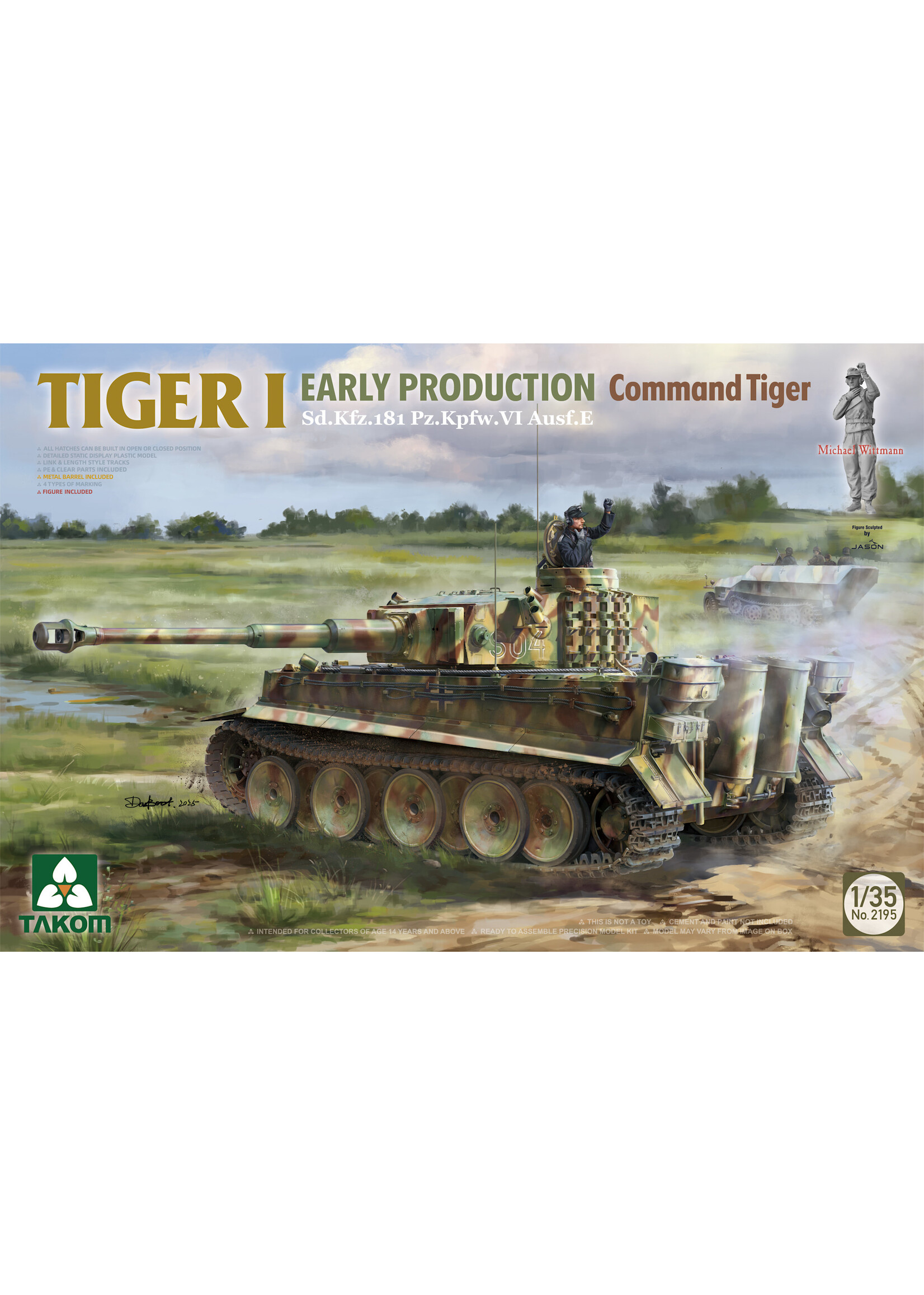 Takom TAK2195 Tiger 1 Early Production Command (1/35)