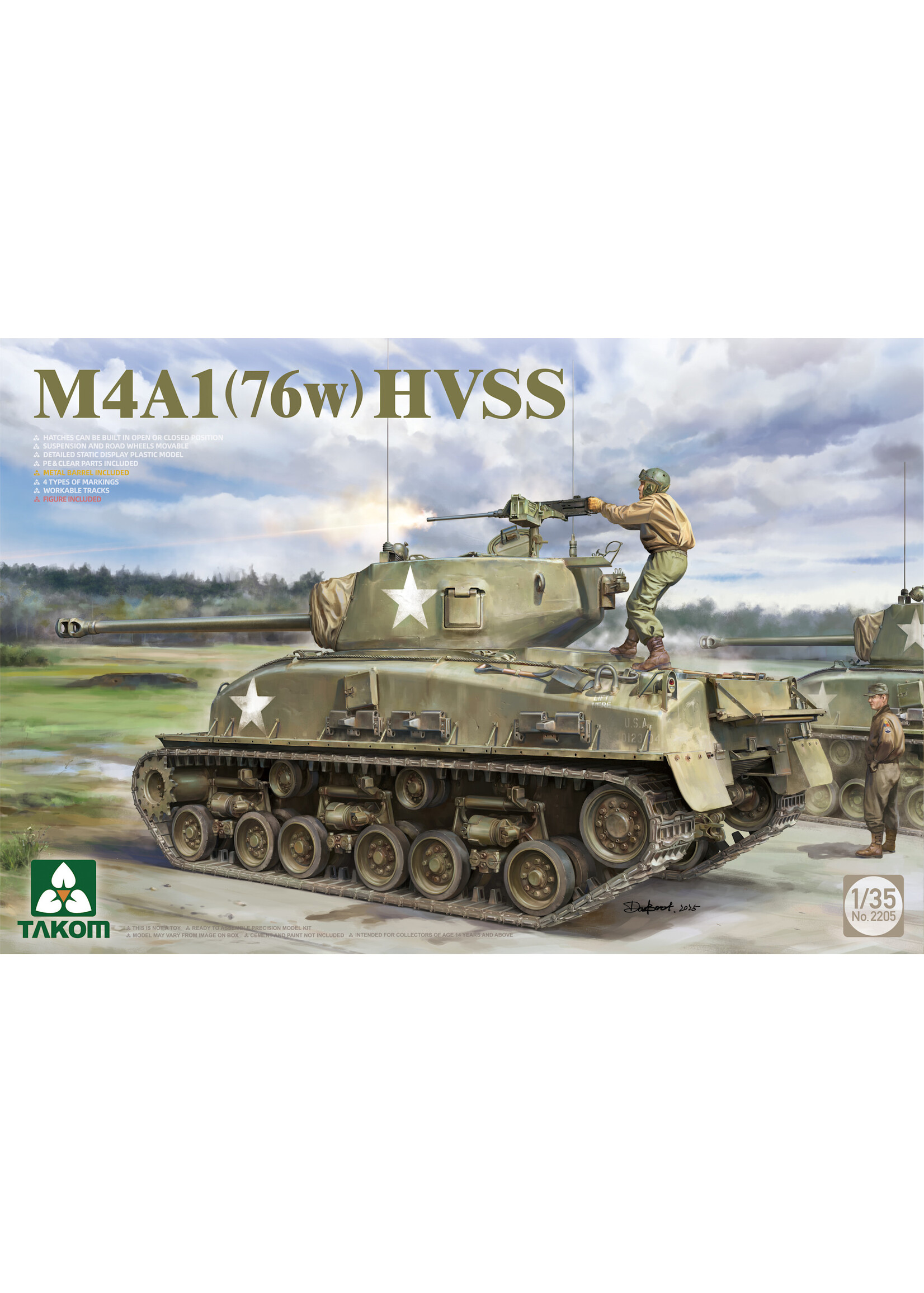Takom TAK2205 M4A1 (76w) HVSS (1/35)
