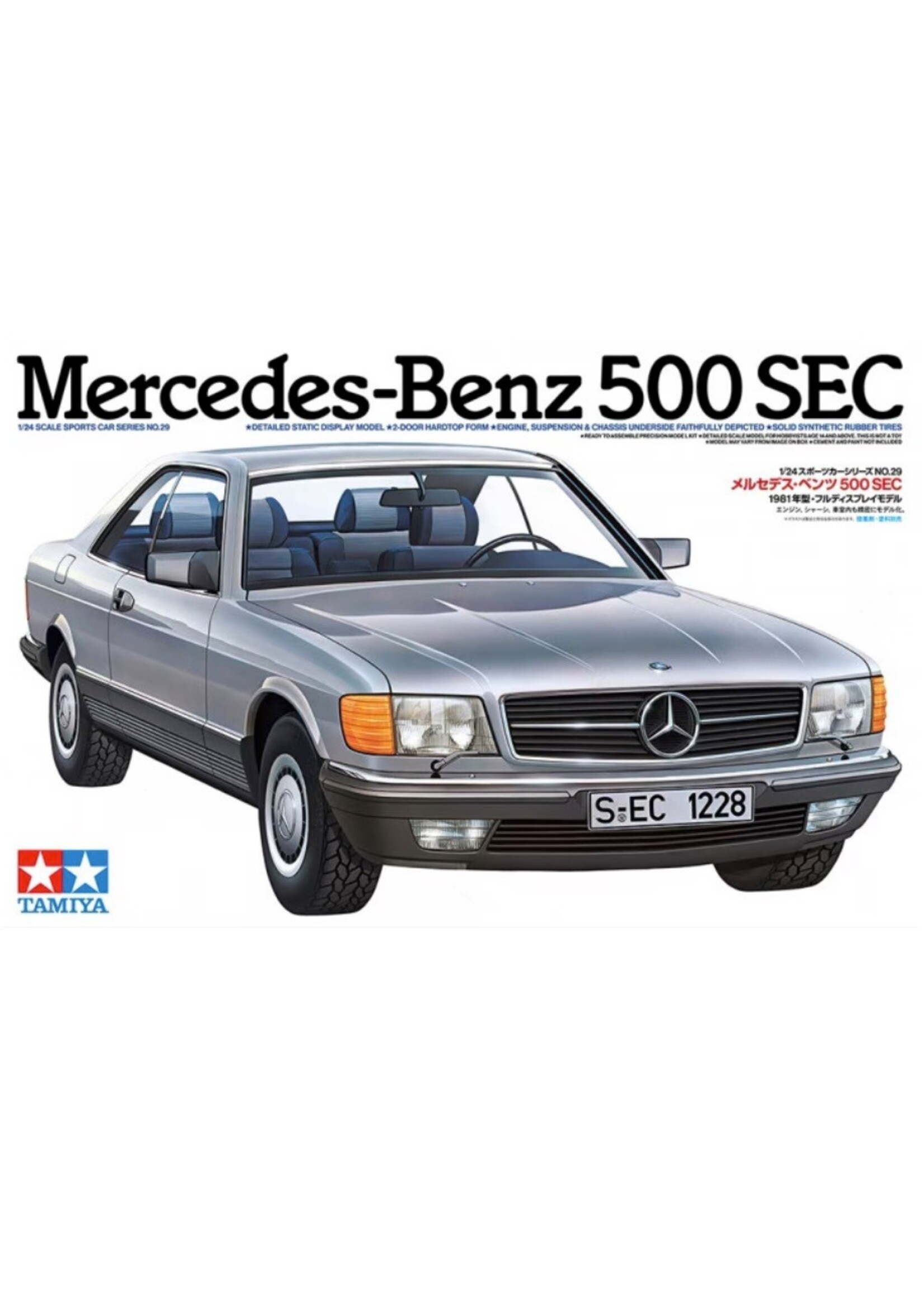 Tamiya TAM24029 Mercedes Benz 500 SEC (1/24)