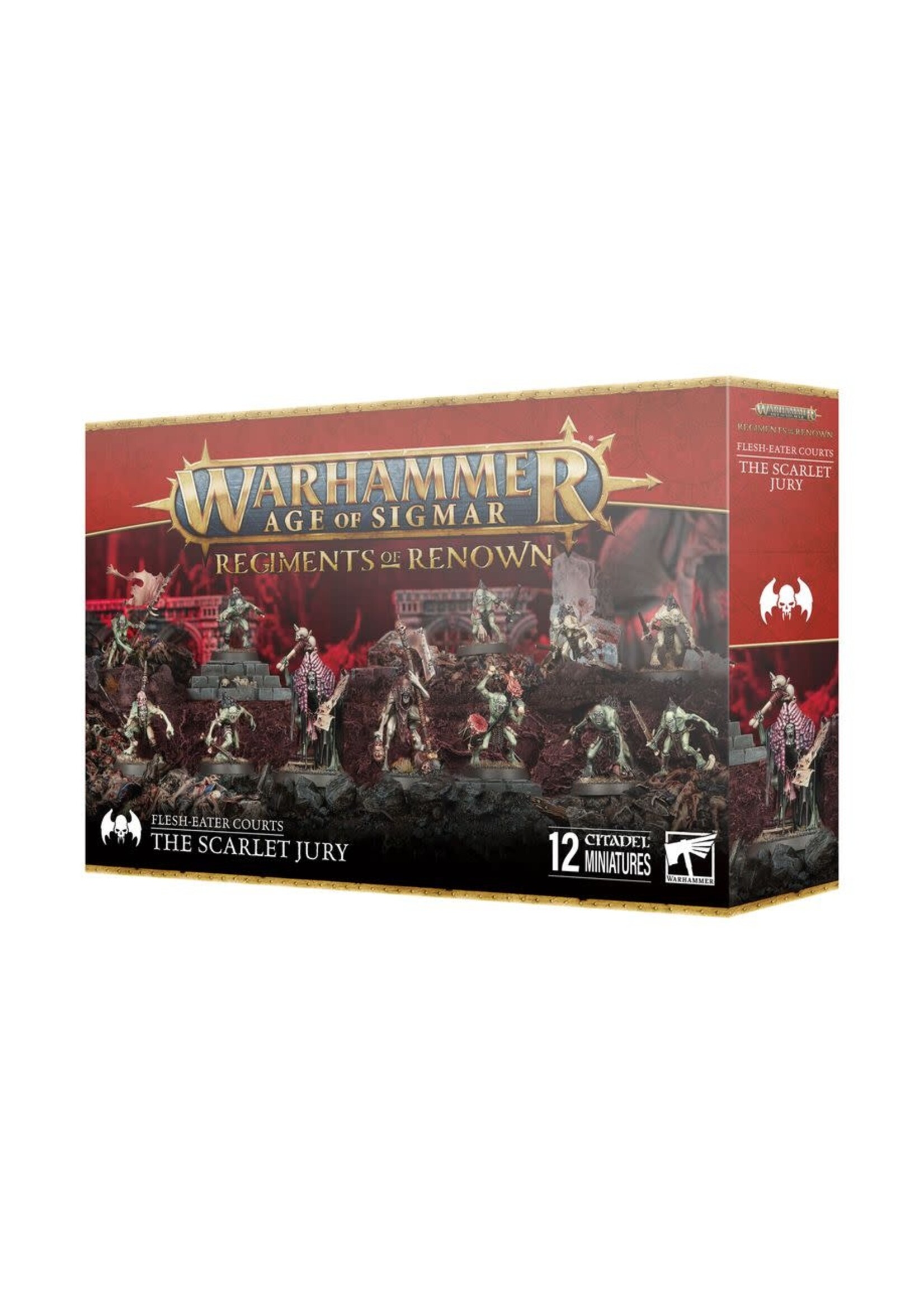 AoS Flesh Eater Courts Fegiments of Renown The Scarlet Jury