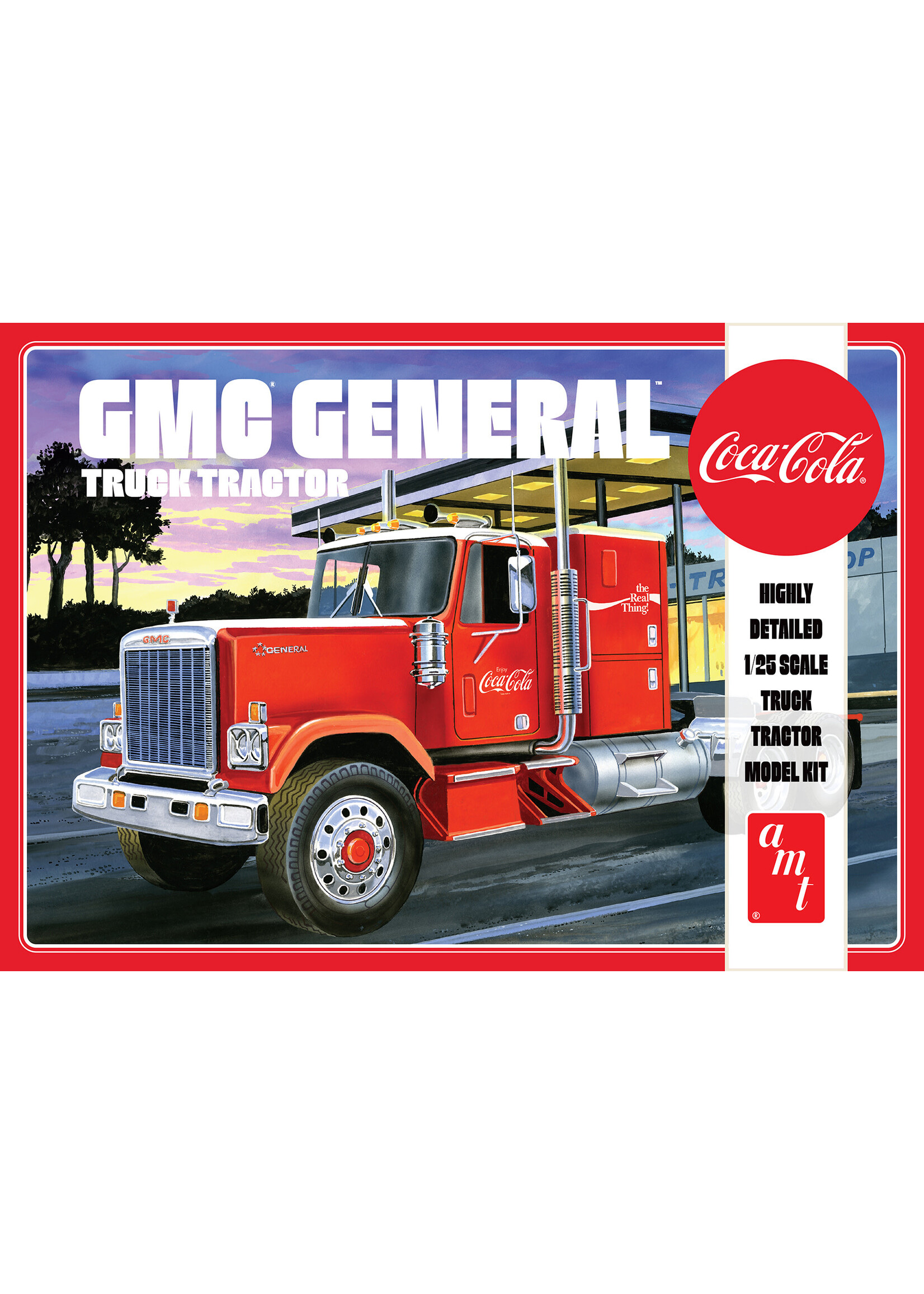 AMT ***AMT1179 1976 GMC General Semi Tractor - Coca Cola (1/25)