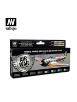Vallejo VAL71152 Imperial Japanese Army Colors Paint Set (8pc)