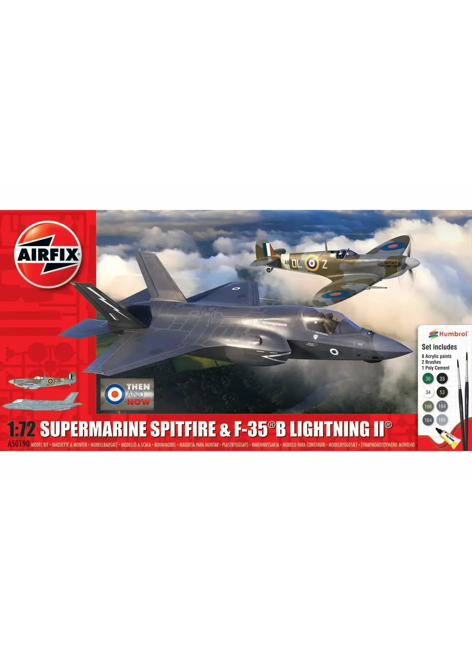 Airfix AIR50190 Supermarine Spitfire & F-35B Lightning II (1/72)