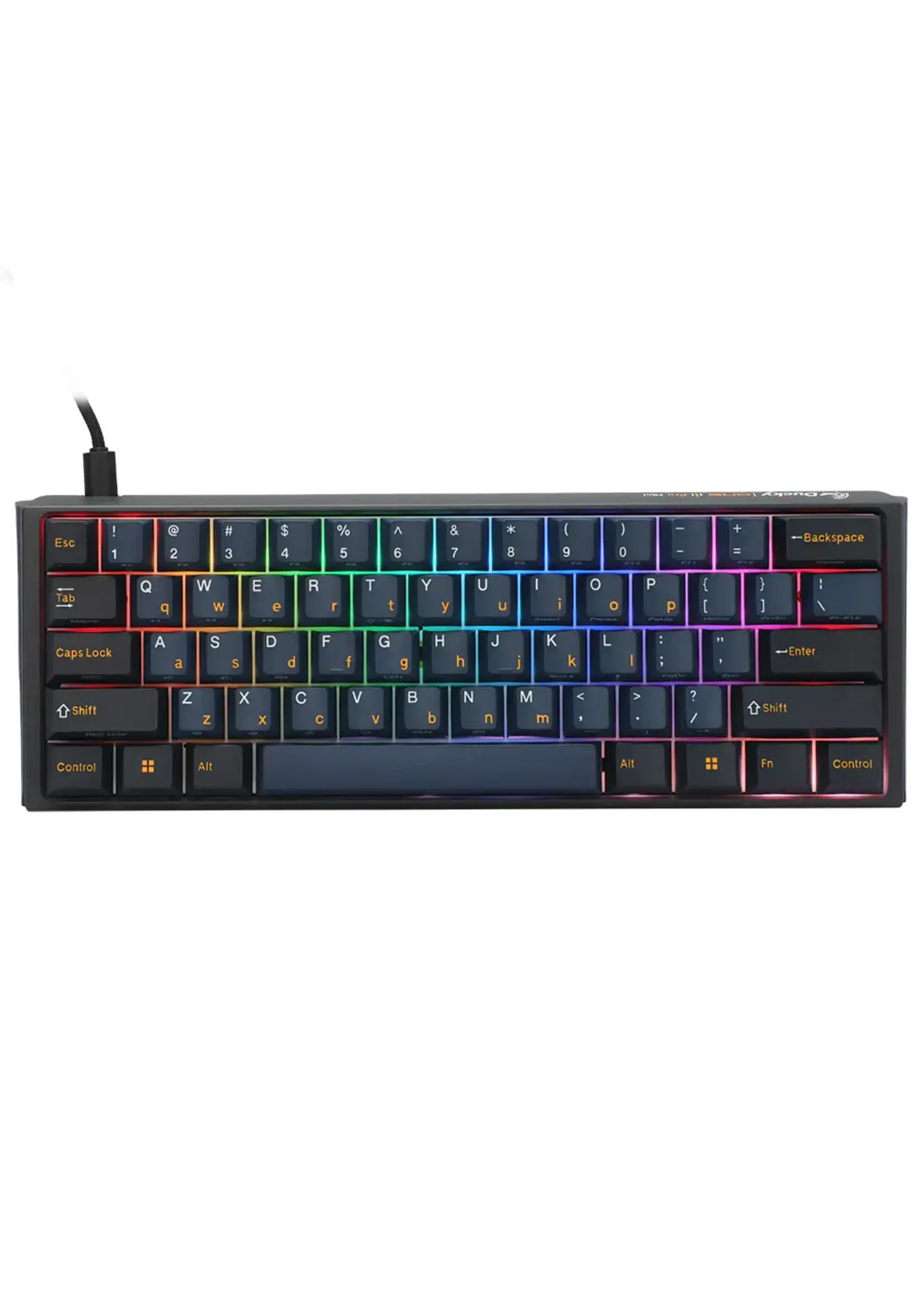 Ducky Ducky One 3 Pro Black RGB - Mini - Cherry MX2A Red Switch Keyboard