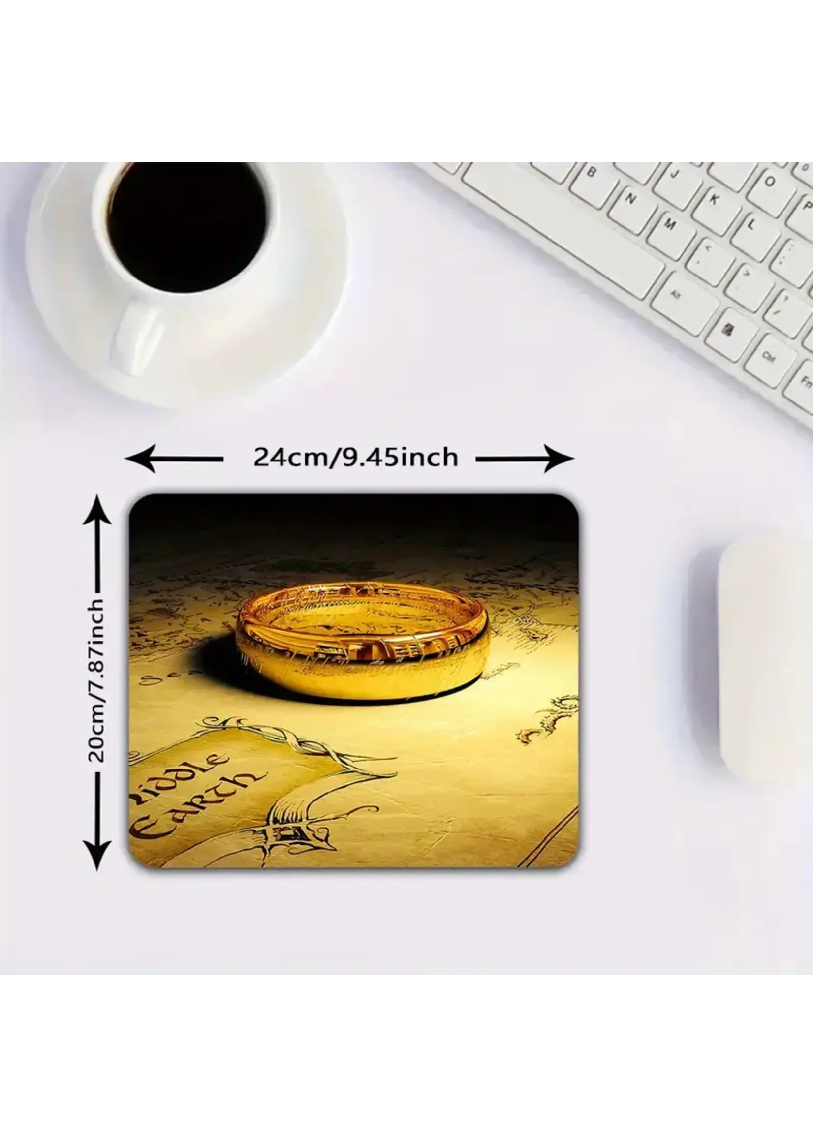 Mouse Pad 9.45x7.87 Inch The One Ring