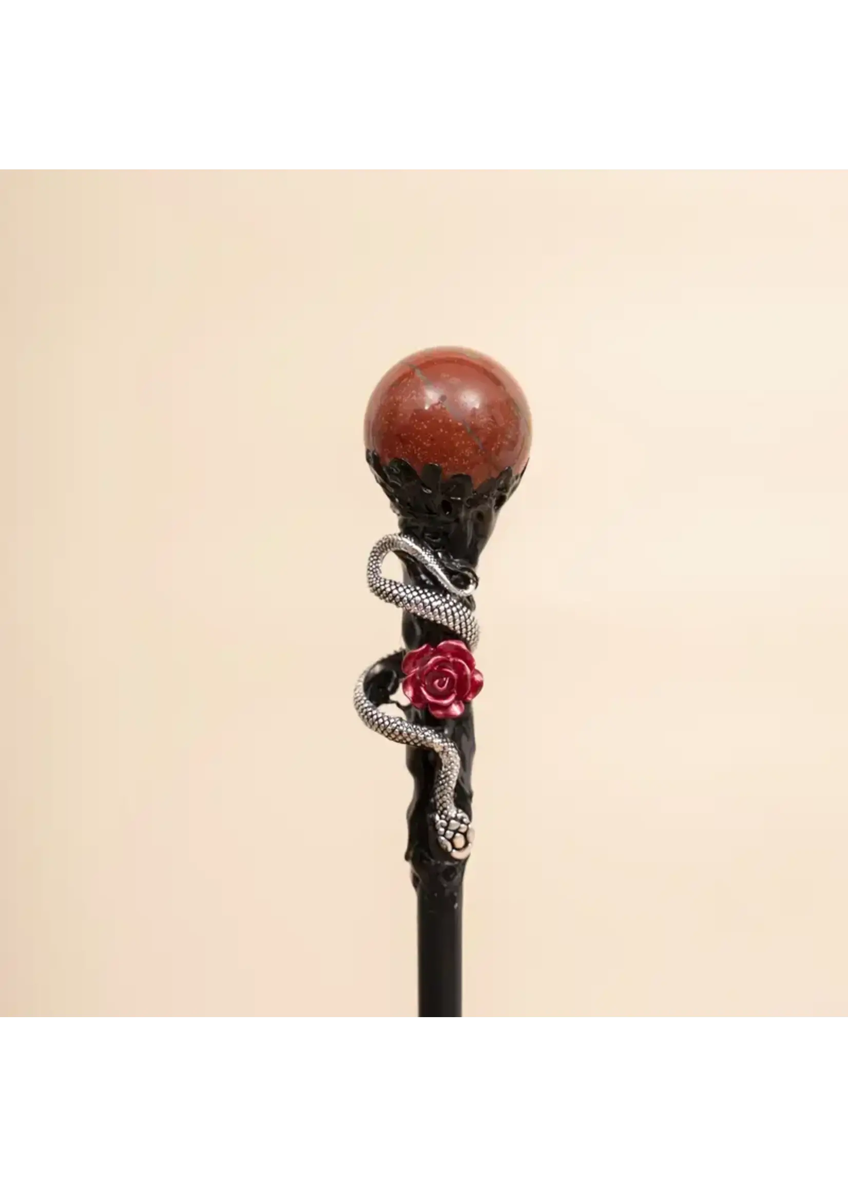 Magic Wand 10 inch Red Jasper