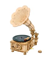 ROKR ROKRKB01 DIY Crank Classic Gramophone