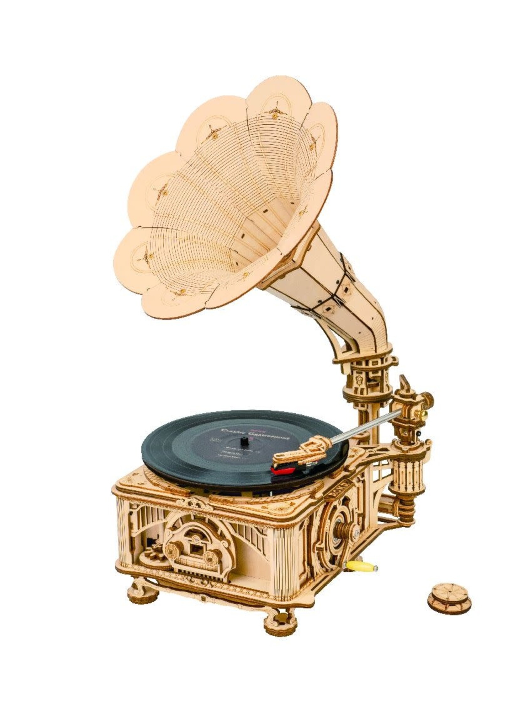 ROKR ROKRKB01 DIY Crank Classic Gramophone