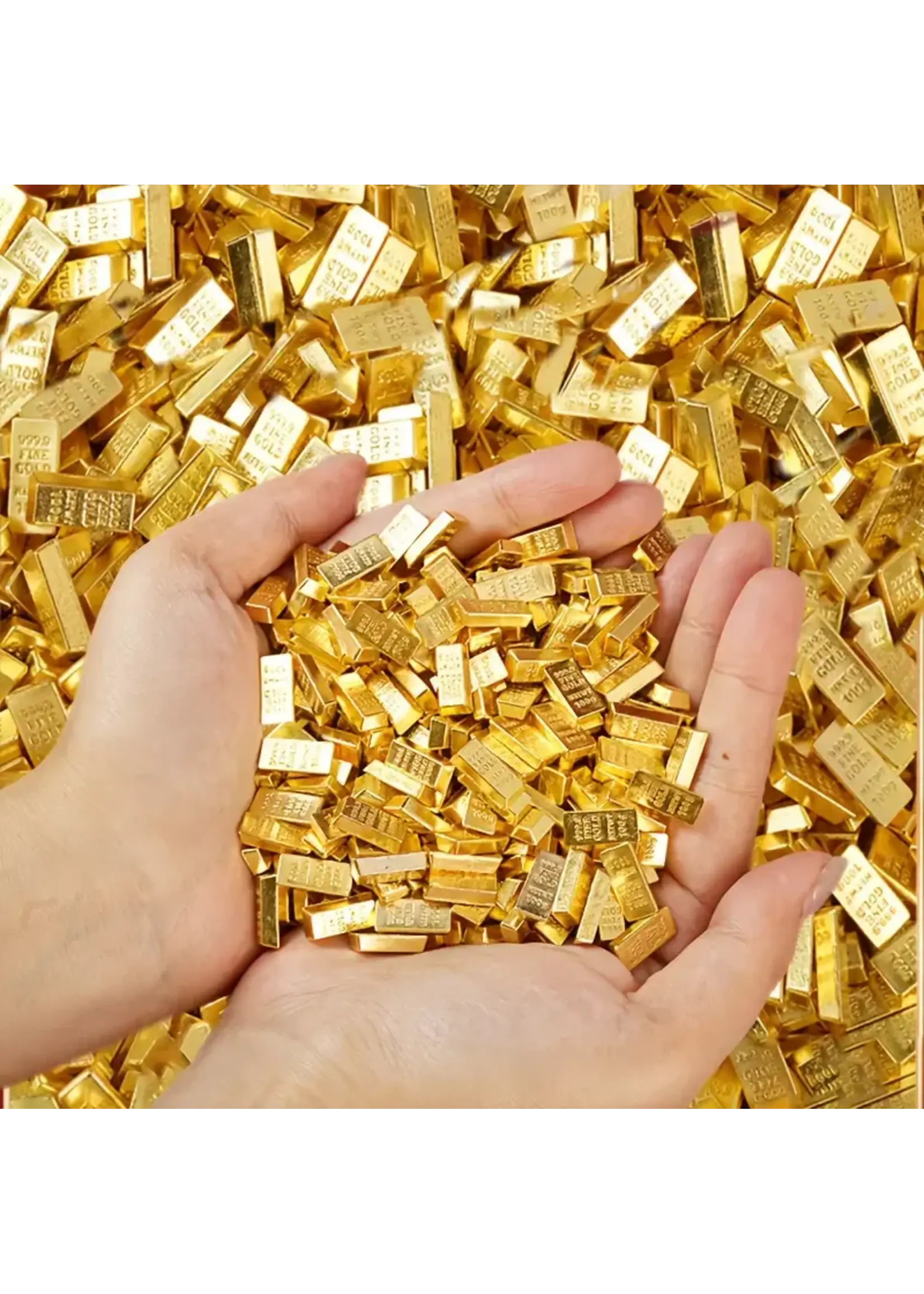 Terrain Gold Bar Bricks 100pc (metal alloy)