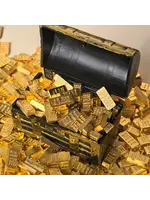 Terrain Gold Bar Bricks 100pc (metal alloy) with Pirate Chest