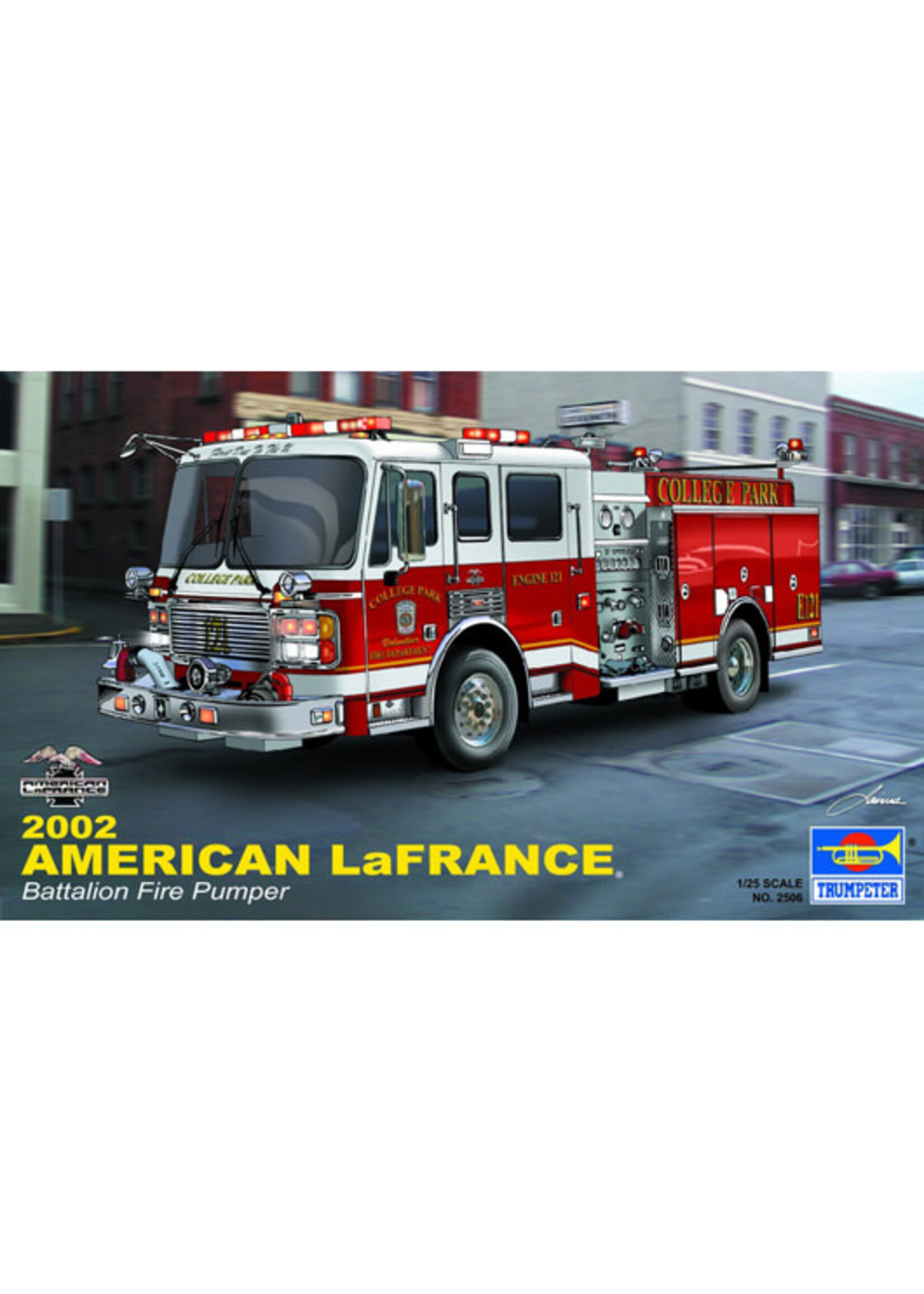 Trumpeter TRU02506 2002 LaFrance Eagle Fire Pumper (1/25)