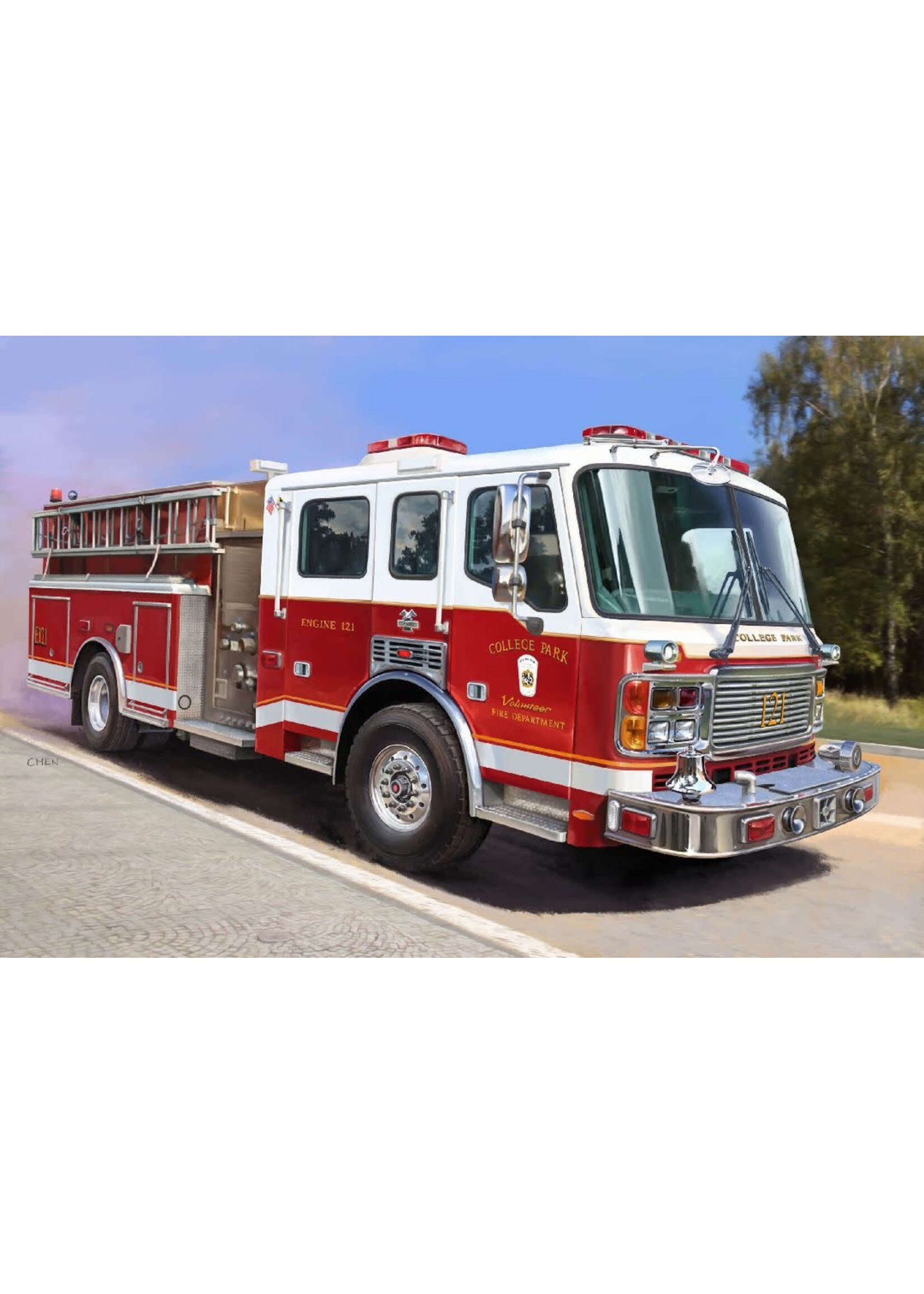 Trumpeter TRU07445 American LaFrance Eagle Fire Pumper (1/72)