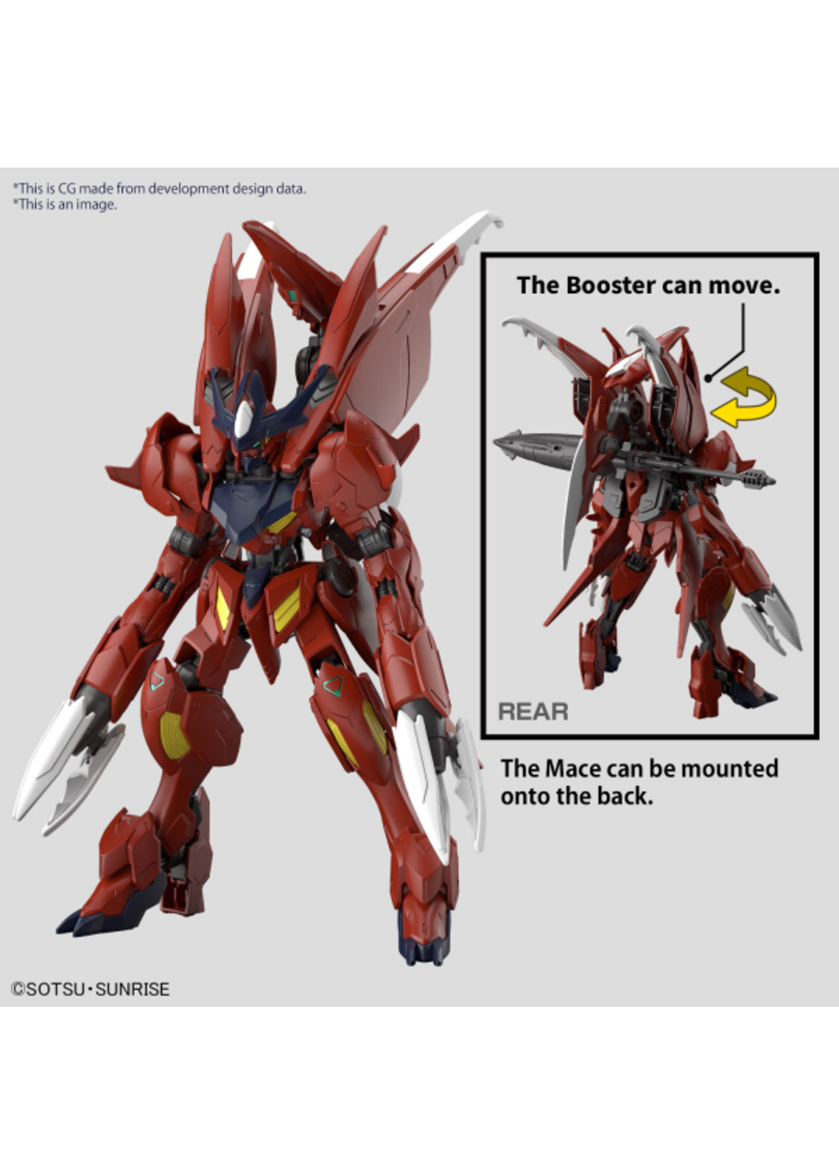 Bandai BNDAI5066699 HG Gundam Amazing Barbatos Lupus (1/144)