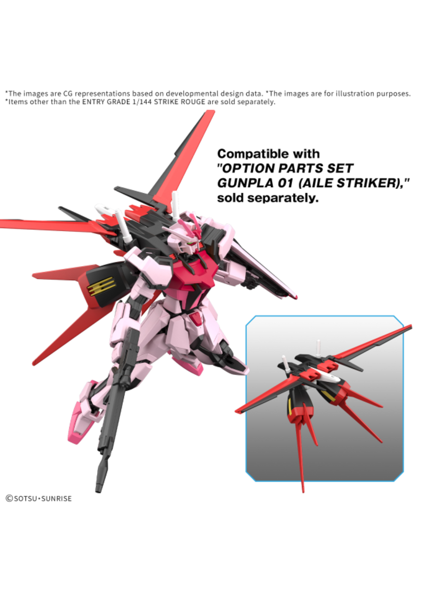 Bandai BNDAI5068321 Entry Grade Strike Rogue (1/144)