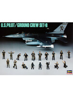 Hasegawa HSGWA36105 US Pilot & Ground Crew Set B (1/48)
