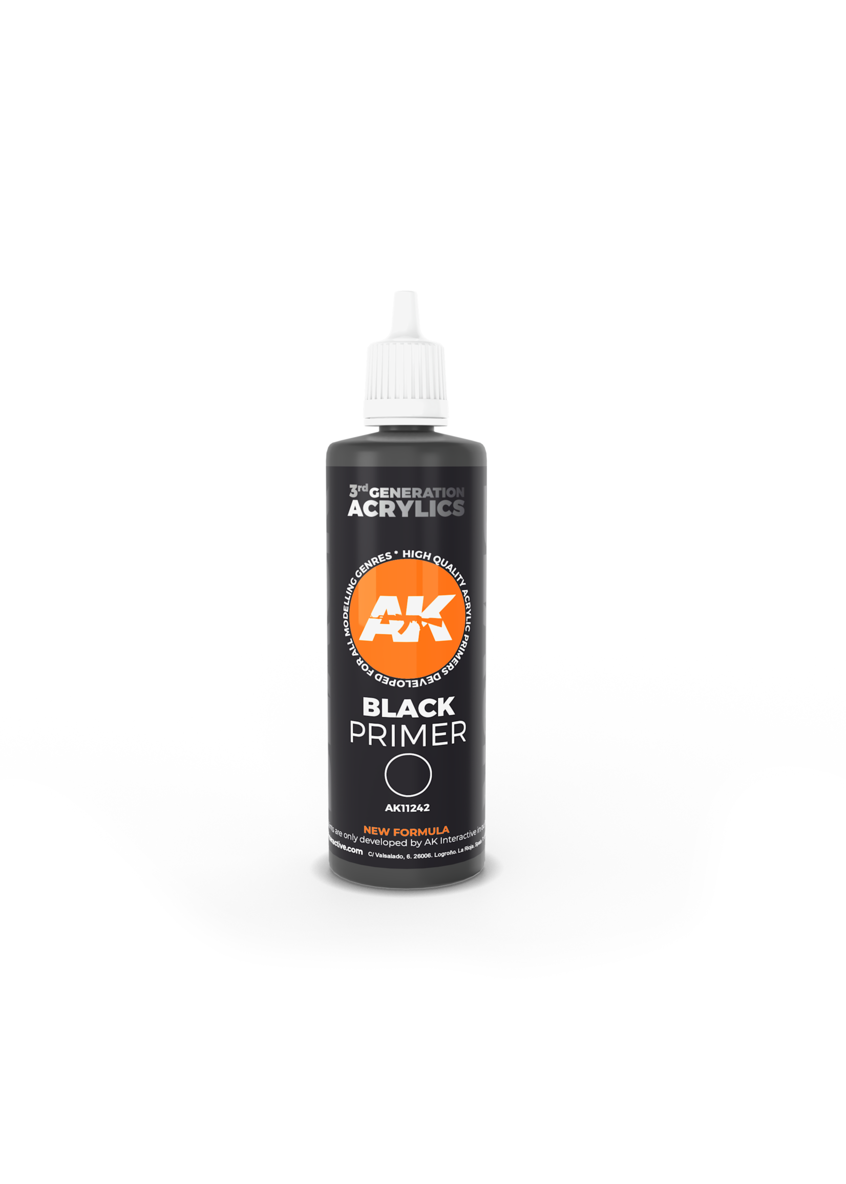 AK Interactive AK-11242 Black Primer (100ml)