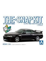 Aoshima AOS06455 Nissan R33 Skyline GT-R Black SnapKit (1/32)