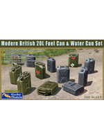 Gecko GEK35GM0079 Modern British 20L Fuel Can & Water Can Set (1/35)