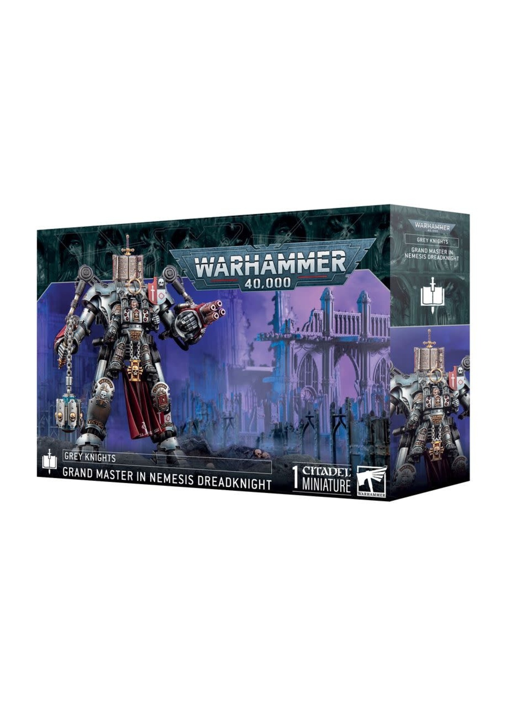 WH40K Grey Knights Grand Master in Nemesis Dreadknight
