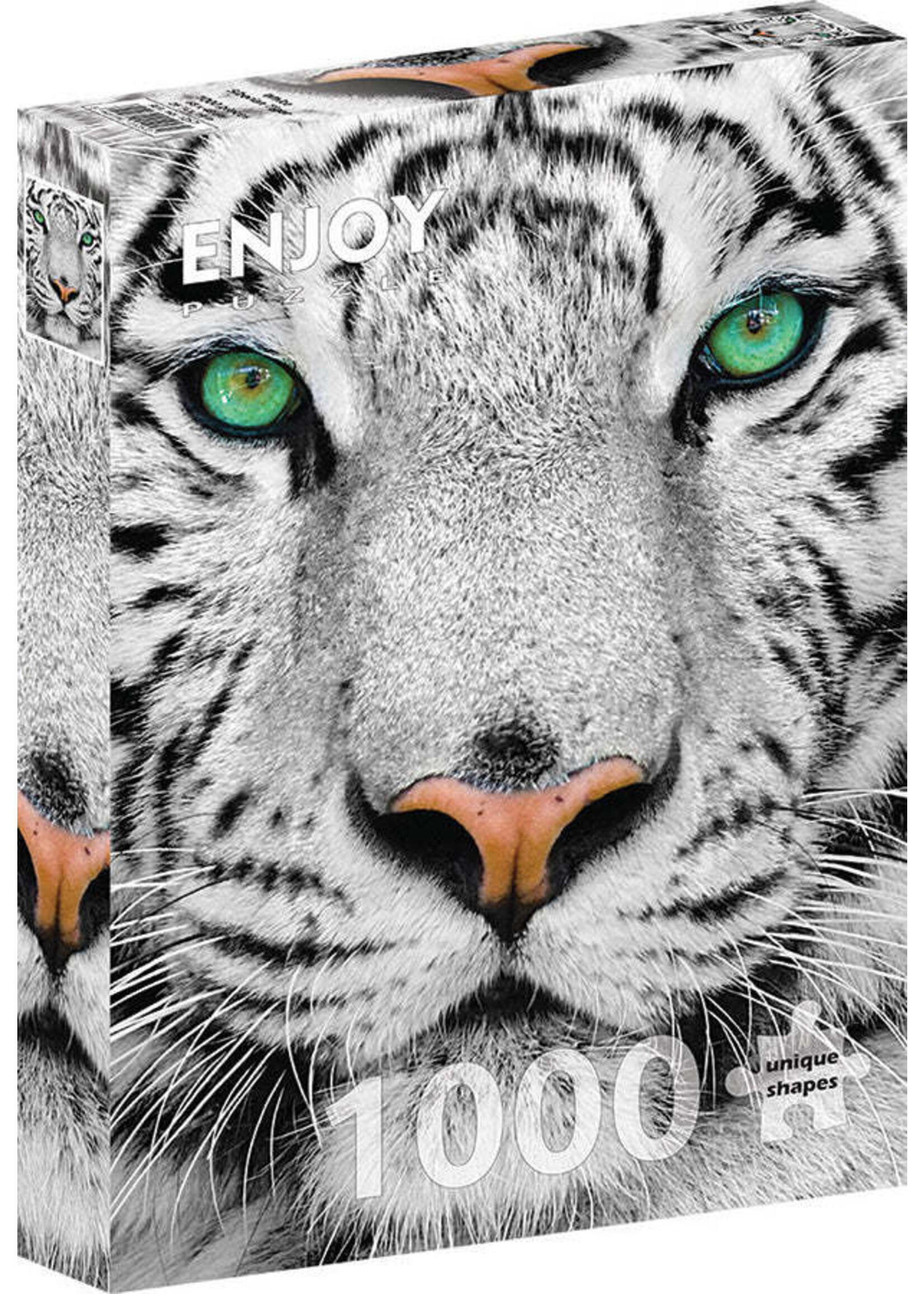 Enjoy Puzzle E1257  White Siberian Tiger (Puzzle 1000)