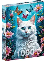 Enjoy Puzzle E2140 White Cat (Puzzle 1000)